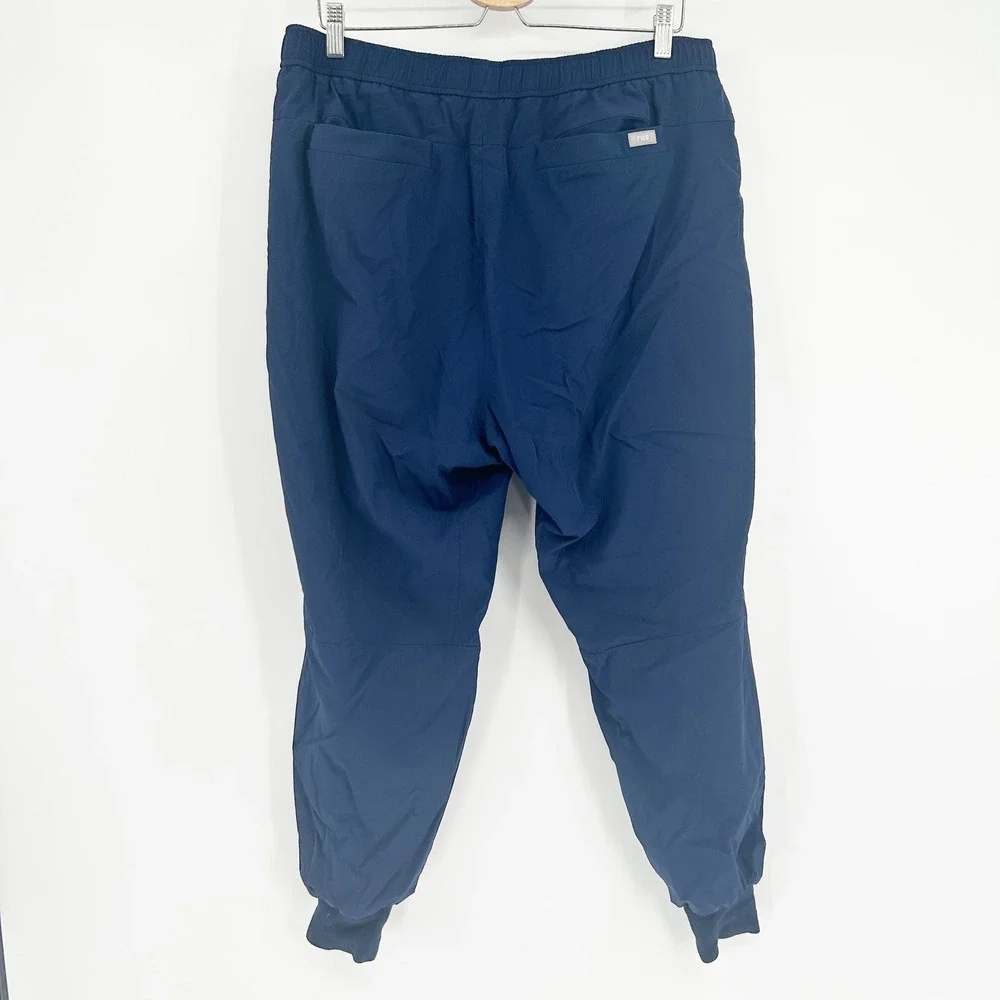 FIGS Mens Navy Blue Tansen Jogger Scrub Pants Technical Collection Size XL Short